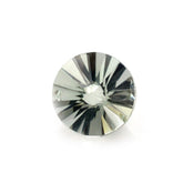 GREEN AMETHYST DIAMOND CUT BRIOELTTE ROUND 6MM 0.71 Cts.