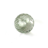 GREEN AMETHYST FACETED BALLS (HALF DRILL) 8MM 3.78 Cts.