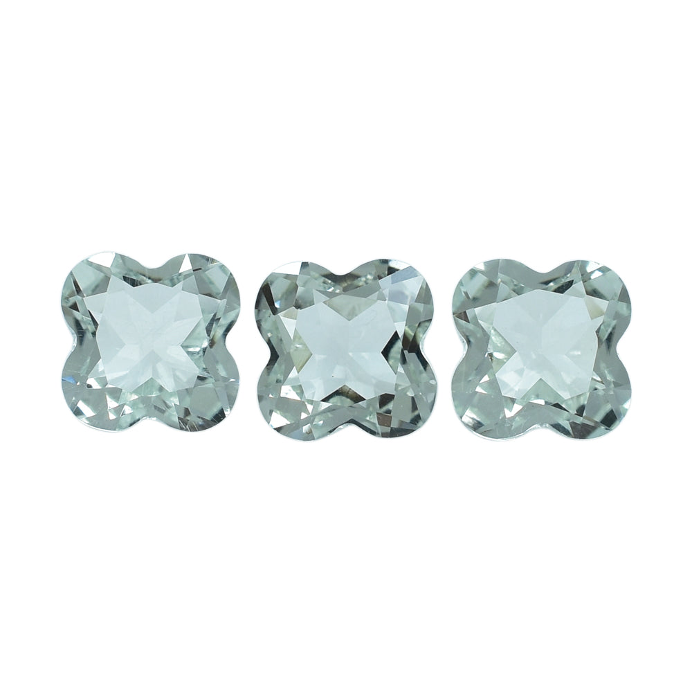 GREEN AMETHYST CUT CLOVER (C-1) (THICKNESS:-3.60-4.00MM) 6MM 0.95 Cts.