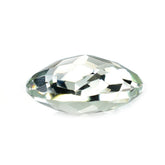 GREEN AMETHYST IRREGULAR CUT BRIOLETTE ROUND (C-2/CLEAN) 12.00MM 4.98 Cts.