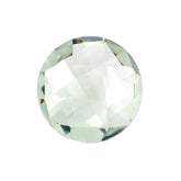 GREEN AMETHYST CHECKER CUT BRIOLETTE ROUND (C-1/CLEAN) 10.00MM 2.70 Cts.