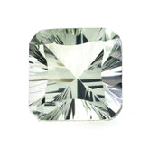 GREEN AMETHYST CONCAVE CUT OCTAGON (SPECIAL/CLEAN) 12X12MM 7.75 Cts.