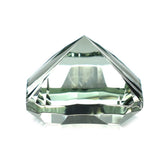 GREEN AMETHYST CONCAVE CUT OCTAGON (SPECIAL/CLEAN) 12X12MM 7.75 Cts.