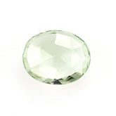 GREEN AMETHYST ROSE CUT BRIOLETTE OVAL (C3/CLEAN) 10.00X8.00 MM 2.22 Cts.