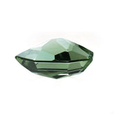 GREEN AMETHYST FREEFORM FACTED TOP (GEMSTONE BACK)FREE FORM (SPECIAL)(CLEAN) 18.60X15.00 MM 13.72 Cts.