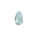 GREEN AMETHYST ROSE CUT BRIOLETTE PEAR (C-2)(CLEAN)(SIDE _DRILL_0.80MM)9.00X5.00 MM 1.12 Cts.