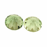 GREEN AMETHYST CONCAVE SPLENDOR CUT ROUND 16MM 12.65 Cts.
