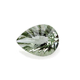 GREEN AMETHYST CONCAVE BRIOLETTE PEAR 16X12MM 6.78Cts.