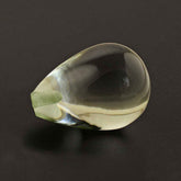 GREEN AMETHYST PLAIN DROP (HALF DRILL) 16X11MM 12.27 Cts.