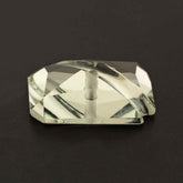 GREEN AMETHYST OCTAGON CABS WITH CARVED BELT 16X12MM 7.48 Cts.