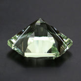 GREEN AMETHYST CONCAVE SPLENDOR CUT HEXAGON 16MM 13.78 Cts.
