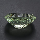 GREEN AMETHYST CONCAVE CUT OVAL 18X13MM 11.07 Cts.