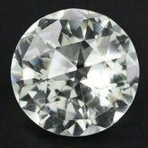 GREEN AMETHYST HIGH DOME ROSE CUT ROUND 15MM 12.47 Cts.