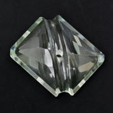 GREEN AMETHYST OCTAGON CABS WITH CARVED BELT (FRONT/BACK) 12X10MM 4.05 Cts.