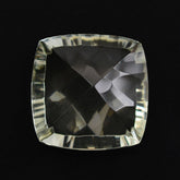 GREEN AMETHYST CONCAVE CUT CUSHION 9MM 2.85 Cts.