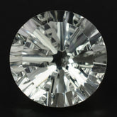 GREEN AMETHYST CONCAVE SPLENDOR CUT ROUND 16MM 13.97 Cts.