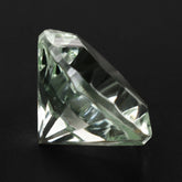 GREEN AMETHYST CONCAVE STRAIGHT FACETED ROUND 10MM 3.33 Cts.