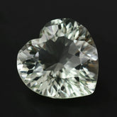 GREEN AMETHYST CONCAVE CUT HEARTS 12MM 5.60 Cts.