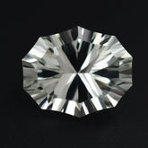 GREEN AMETHYST CONCAVE NINETY CUT OVAL 11X9MM 3.08 Cts.