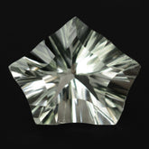 GREEN AMETHYST CONCAVE CUT PENTAGON 16X13MM 6.87 Cts.