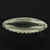 GREEN AMETHYST BUFFTOP ZIP CUT BACK MARQUISE 20X12MM 11.09 Cts.