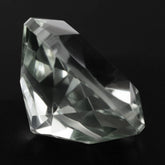 GREEN AMETHYST PENTAGON ROUND WITH STAR CUT BACK 15MM 11.05 Cts.