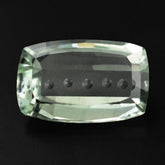 GREEN AMETHYST BUBBLE LINE CUSHION 16X10MM 7.28 Cts.