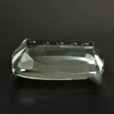 GREEN AMETHYST BUBBLE LINE CUSHION 16X10MM 7.28 Cts.