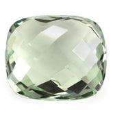 GREEN AMETHYST BRIOLETTE CUSHION 16X14MM 11.31 Cts.