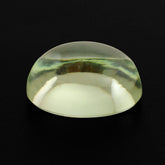 GREEN AMETHYST OVAL CAB 10X8MM 3.04 Cts.