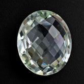 GREEN AMETHYST BRIOLETTE OVAL 12X10MM 3.75 Cts.