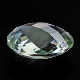 GREEN AMETHYST BRIOLETTE OVAL 14X12MM 7.10 Cts.