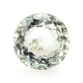 GREEN AMETHYST CUT ROUND 7MM (WITH INSIDE DIAMOND) 1.23 Cts.