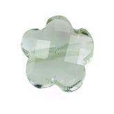 GREEN AMETHYST BRIOLETTE FIVE PETAL FLOWER (FULL DRILL) 7MM 1.38 Cts.