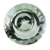 GREEN AMETHYST CONCAVE CONE ROUND (DES#140) 15MM 10.19 Cts.