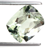 GREEN AMETHYST CUT CUSHION 12X10MM 6.00 Cts.
