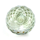 GREEN AMETHYST FACETED BALLS (HALF DRILL) 10MM 6.80 Cts.