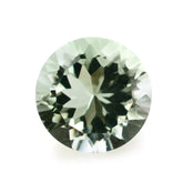 GREEN AMETHYST CONCAVE CUT (NICE COLOR) (DES#45) ROUND 8MM 2.00 Cts.