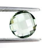 GREEN AMETHYST BRIOLETTE ROUND 8MM 1.66 Cts.