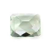GREEN AMETHYST CHECKER CUT OCTAGON 11X9MM 3.85 Cts.