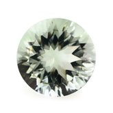 GREEN AMETHYST CONCAVE CUT ROUND (DES#45) 10MM 3.41 Cts.