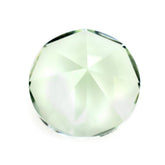 GREEN AMETHYST MIRROR CUT ROUND 12MM 5.44 Cts.