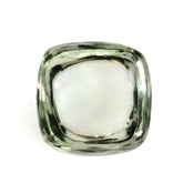 GREEN AMETHYST CUSHION CAB 10MM 5.20 Cts.