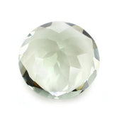 GREEN AMETHYST CUT ROUND 11MM 4.16 Cts.