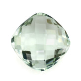 GREEN AMETHYST BRIOLETTE CUSHION 12MM 6.13 Cts.