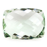 GREEN AMETHYST BRIOLETTE CUSHION 20X15MM 16.18 Cts.