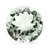 GREEN AMETHYST CUT ROUND 13MM 7.03 Cts.