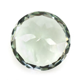 GREEN AMETHYST CUT ROUND 13MM 7.03 Cts.
