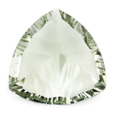GREEN AMETHYST CONCAVE CUT TRILLION 15MM 9.20 Cts.