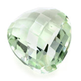 GREEN AMETHYST BRIOLETTE PEAR (HALF DRILL) (SI) 20X15MM 12.72 Cts.